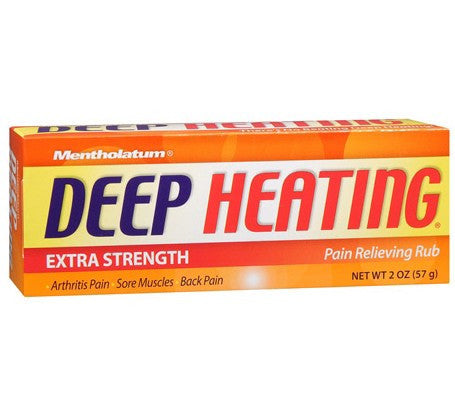 Shop for Mentholatum Deep Heating Pain Relief Muscle Rub, 2 oz used for Analgesic Pain Relief Heating Rub