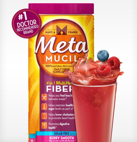 Metamucil Psyllium Fiber For Digestive Health & Constipation