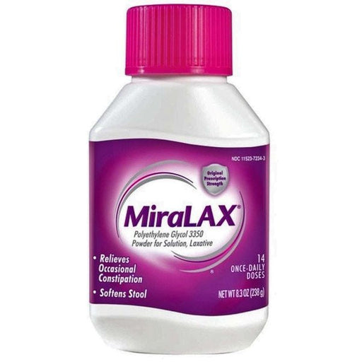 Laxatives, | MiraLax Polyethylene Glycol Laxative Powder 8.3 oz