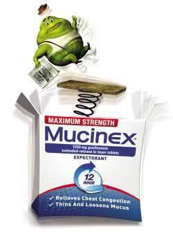mucinex and bupropion Mucinex Chest Congestion 12-Hour Extended Release Bi-Layer Tablets 40