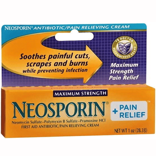 johnson and johnson first aid cream wound dressing Johnson & Johnson Neosporin + Pain Relief First Aid Antibiotic/Pain Relieving Cream, 0.65 Oz, 4-Pack