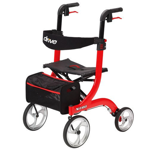 Buy Drive Medical Nitro Aluminum Rollator with 10" Casters  online at Mountainside Medical Equipment