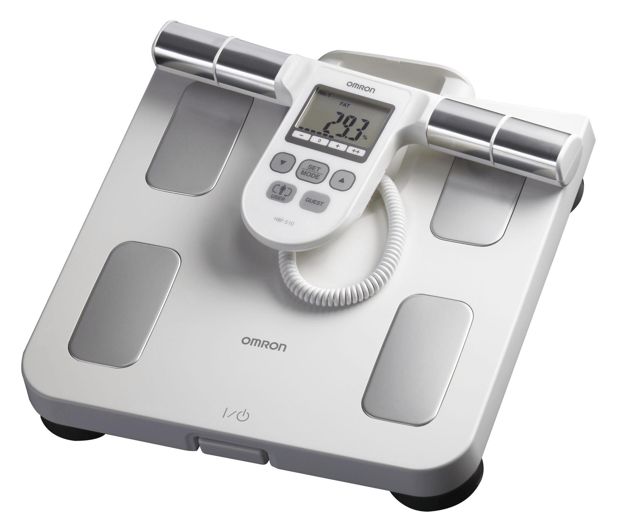Omron Hbf-400 Full-body Sensor Body Composition Monitor & Scale With 3  Fitness Indicators 