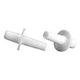 Oxygen Tubing / Hose Connectors, White 50/Box