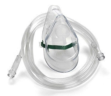 Buy Medline Hudson RCI Adult Oxygen Mask with 7 foot tubing Elongated  online at Mountainside Medical Equipment