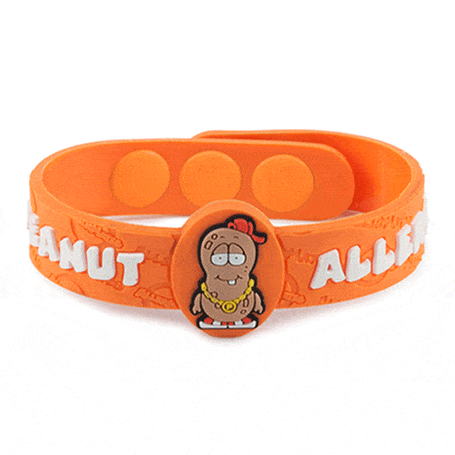 Buy AllerMates AllerMates P Nutty Peanut Allergy Alert Wristband  online at Mountainside Medical Equipment