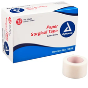 Surgical Paper Tape, Hypoallergenic, provides gentle adhesion for sensitive skin, ensuring safe wound care.