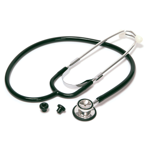 Mountainside Medical Equipment | Black, Dual Head, Pediatric, Pro Advantage, Stethoscope