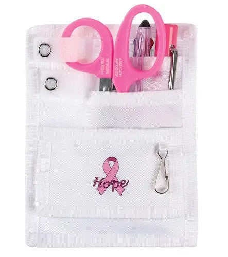 Nurses Fashion Products | Hope Pink Ribbon 5 Pocket Designer Organizer Kit