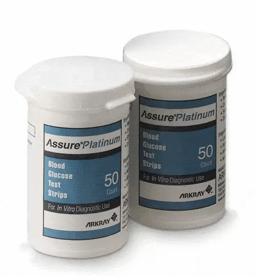 Buy Arkray USA Assure Platinum Blood Glucose Test Strips, 50/Box  online at Mountainside Medical Equipment