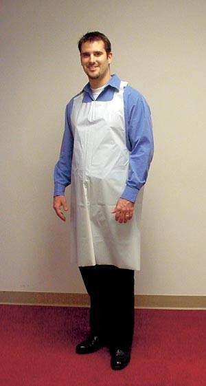 Buy Tidi Products Poly Foodcare Plastic Aprons 28" x 46, 100/Box  online at Mountainside Medical Equipment