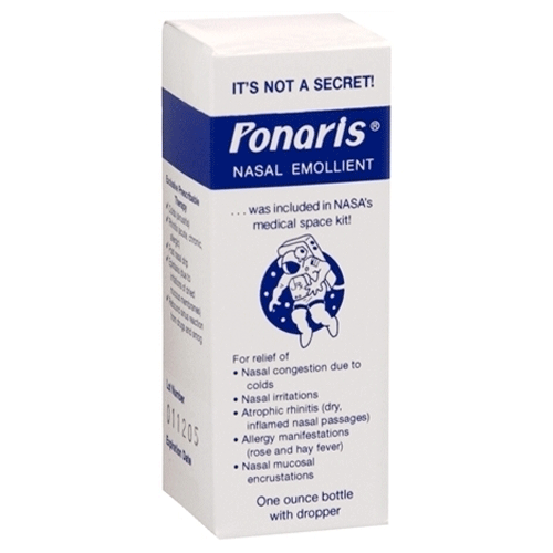 Buy Jamol Laboratories Ponaris Nasal Congestion Dryness & Irritation Relief Emollient 1 oz Bottle with Dropper  online at Mountainside Medical Equipment