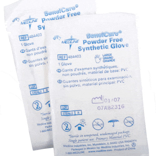 Buy Medline Industries Sterile Vinyl Powder Free Gloves  online at Mountainside Medical Equipment