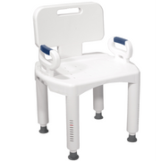 Buy Drive Medical Premium Adjustable Shower Chair with Back and Arms  online at Mountainside Medical Equipment