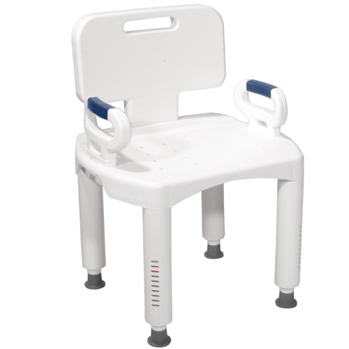 Buy Drive Medical Premium Adjustable Shower Chair with Back and Arms  online at Mountainside Medical Equipment