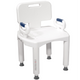 Premium Adjustable Shower Chair with Back and Arms