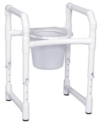 Bariatric Commodes | Toilet Safety Frame with Commode Pail