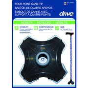 Quad Cane Tip - enhances stability and support for mobility, ensuring balance and safety in movement.