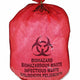 Red Biohazard Bags 23 x 23 - 500/cs - 12 Microns