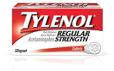 Pain Relievers | Tylenol Regular Strength Pain Reliever 325mg 100 Tablets