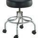 Revolving Adjustable Height Stool with Round Footrest