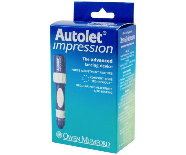 Autolet Impression Advanced Lancing Device with 25 Lancets ...