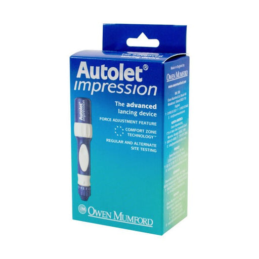 Buy Cardinal Health Autolet Impression Advanced Lancing Device with 25 Lancets  online at Mountainside Medical Equipment