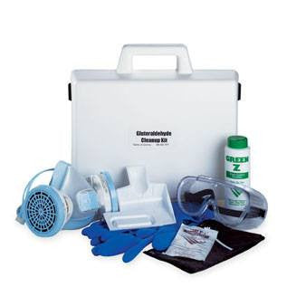 Glutaraldehyde Clean-Up Kit with Hard Case, Safetec for safe spill response and chemical exposure protection.