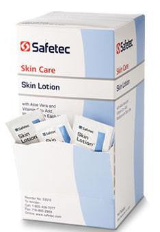 Safetec Skin Care Lotion Packets, 144/bx | Mountainside Medical Equipment 1-888-687-4334 to Buy