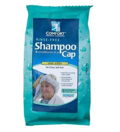 Personal Care & Hygiene | Sage 7909 Comfort Rinse Free Shampoo Cap