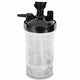 Bubble Oxygen Humidifier Bottle, 0-6 PSI with Safety Valve