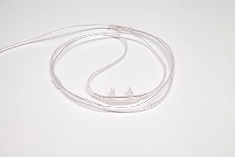Nasal Cannulas | Adult Nasal CO2 Sampling Cannula with Luer-Lok Connector, 7' Line