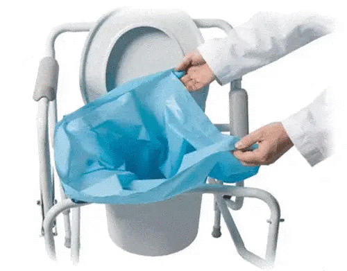 Bariatric Commodes | Sani-Bag Commode Liners 100 Count