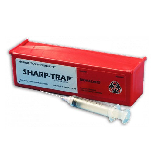 Buy Harbor Safety Products Sharp Trap Needle Syringe Disposal Container Box  online at Mountainside Medical Equipment