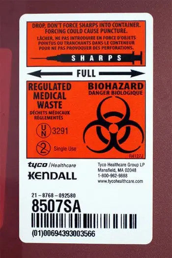 Sharp Container Label Sample Sharps Container Label