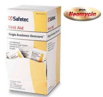 Buy Safetec Single Antibiotic Ointment with Neomycin 144/box  online at Mountainside Medical Equipment