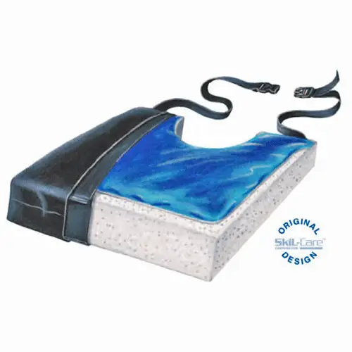 Buy Skil-Care Corporation Skil-Care Gel Foam Wheelchair Cushion with Coccyx Cutout  online at Mountainside Medical Equipment