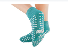 Buy Pillow Paws Non Skid Socks, Adult, Double Imprint, Teal  -  Pillow Paws  online at Mountainside Medical Equipment