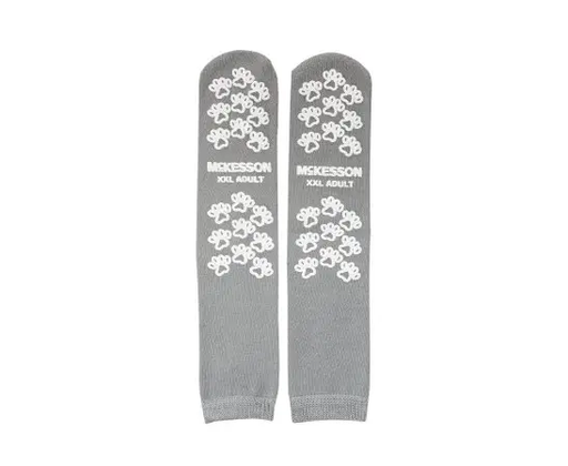Buy Tranquility Adult Non-Skid Patient Socks, Double-Sided Grip, Gray  online at Mountainside Medical Equipment