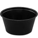 Solo Plastic Souffle Portion Cup, Black 2 oz. 2500/Pack