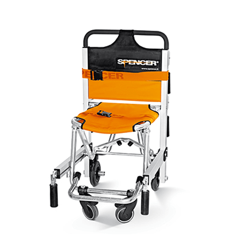 Buy Spencer Medical Spencer Emergency Evacuation Transport Chair, Black/Orange  online at Mountainside Medical Equipment