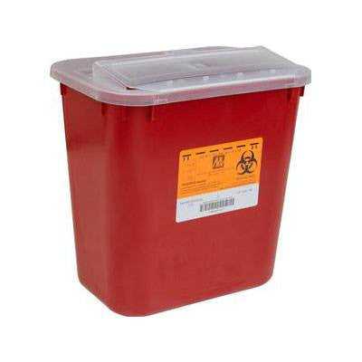 Stackable Sharps Container with Locking Lid 2 Gallon — Mountainside ...