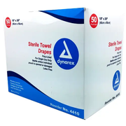 Towel drapes, sterile, used for maintaining hygiene, infection control, and safety in medical procedures.