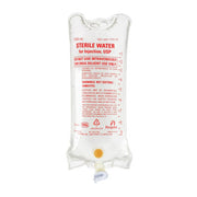 Sterile Water for Injection IV Bag Solution 1000ml, 12/Case