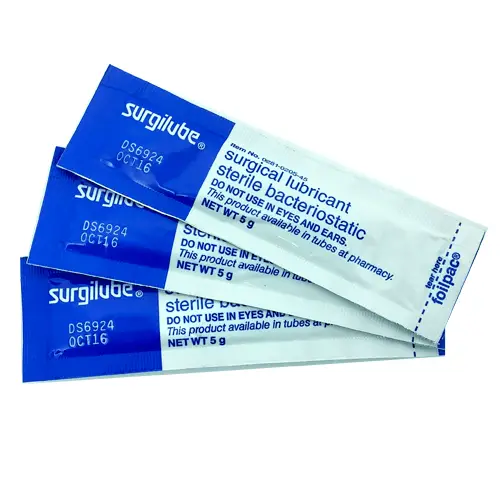 Surgilube Lubricating Jelly Foil Packets 3 gram 144/box Mountainside Medical Surgilube Lubricating Jelly Foil Packets 3 gram 144/box Mountainside Medical