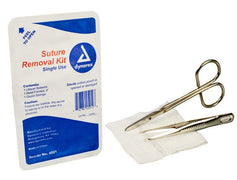 Buy Dynarex Suture Removal Kit with Metal Scissors & Forceps, Sterile  online at Mountainside Medical Equipment