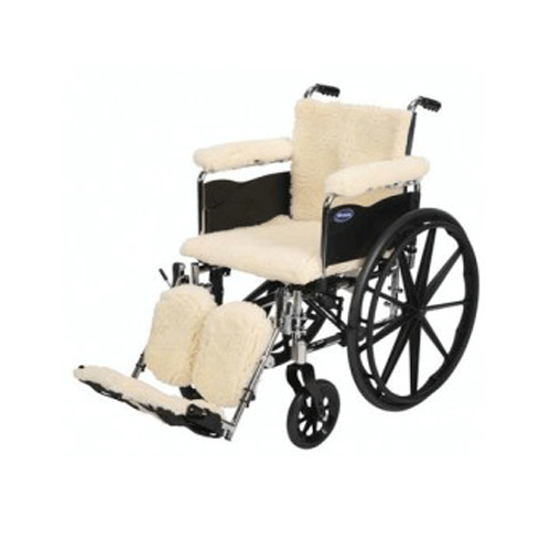 Wheelchair Cushions | Synthetic Lambswool Wheelchair Protective Covers