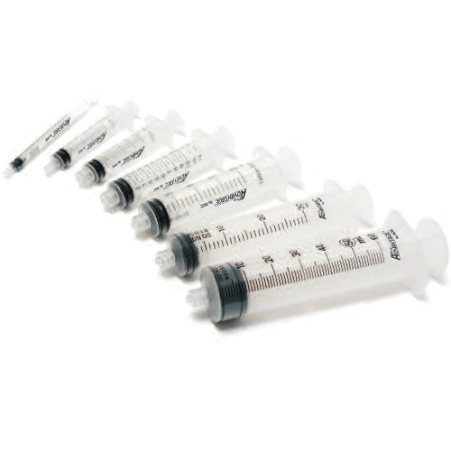 Luer Lock Syringes 3 mL without Needle, 100/Box — Mountainside Medical  Equipment