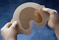 Buy 3M Healthcare Tegaderm Hydrocolloid Sacral Adhesive Dressings 6/Box  online at Mountainside Medical Equipment