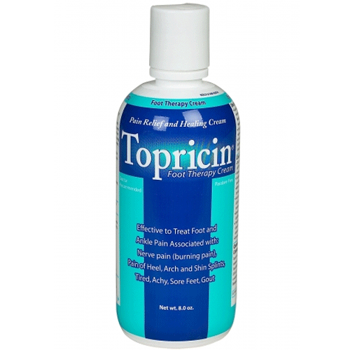 Buy Topical BioMedics Topricin Foot Pain Relief Cream, 8 oz Bottle  online at Mountainside Medical Equipment
